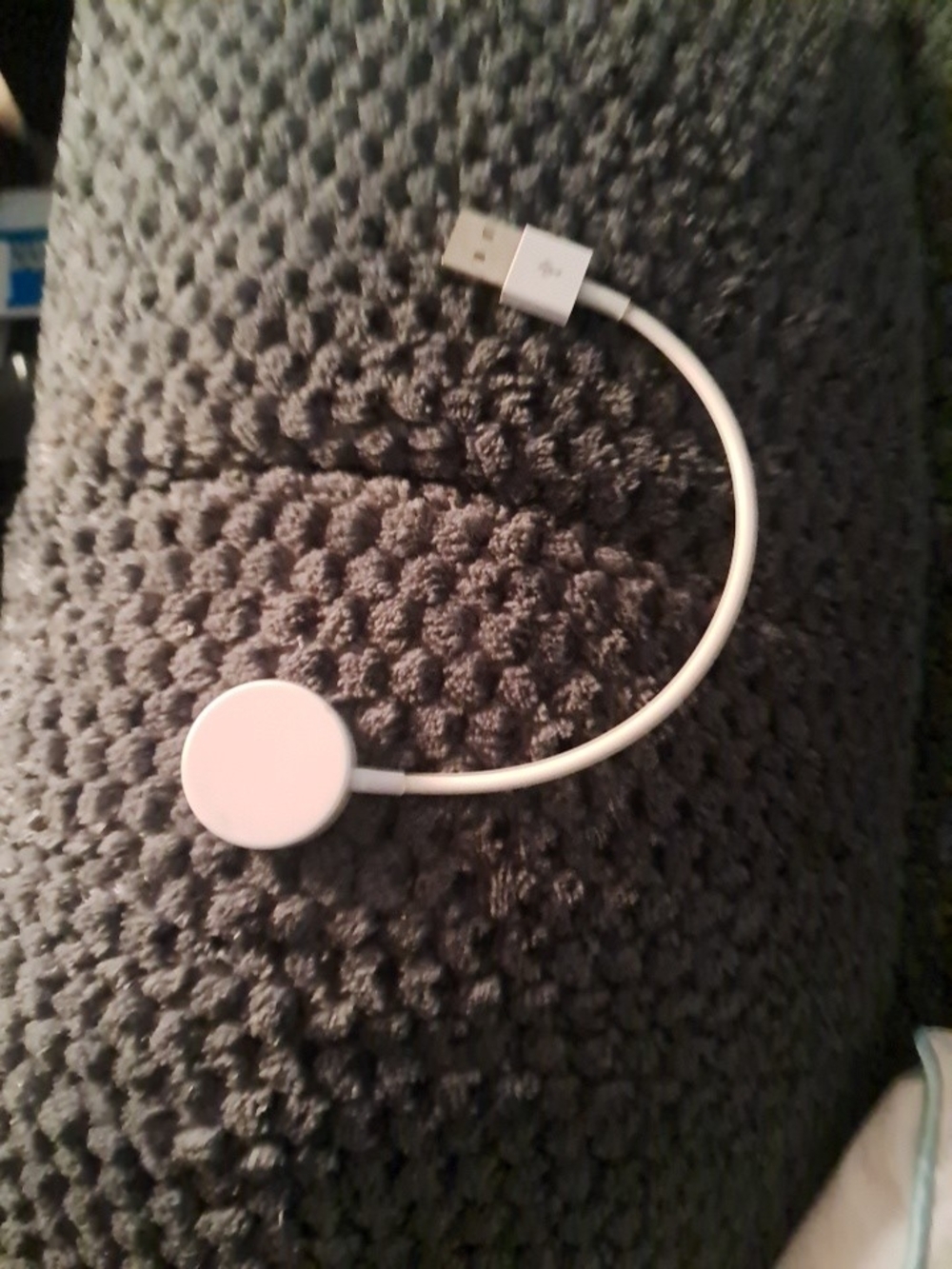 Apple White Magnetic Watch Charger Cable USB-A